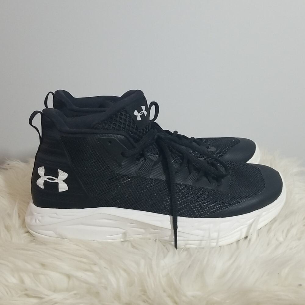 Under Armour Women's Jet Mid Basketball Shoes Black Sneakers Size 9.5 3020627